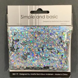 Simple and Basic Sequins – Holographic Silver
