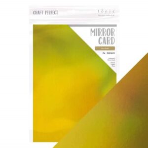 Craft Perfect – Iridescent spejlkarton – Inca Gold A4