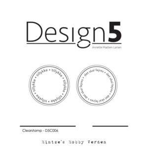 Design5 Stempel – Circles – Tillykke & Det skal fejres