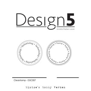 Design5 Stempel – Circles – Fødselsdag & Hurra