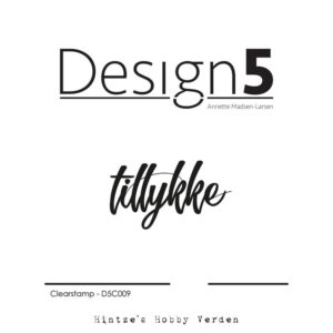 Design5 Stempel – Tillykke
