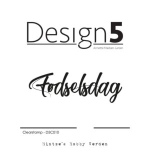 Design5 Stempel – Fødselsdag