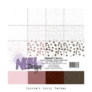 NHH – Paperpad – 30,5 x 30,5 cm – Splash Cherry