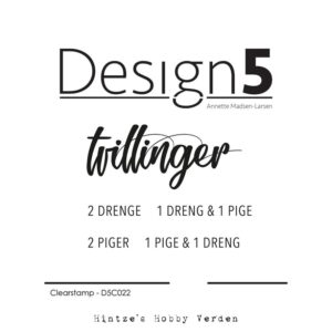 Design5 Stempel – Tvillinger