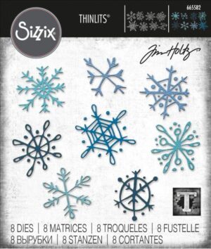 Sizzix/Tim Holtz Die – Scribbly Snowflakes