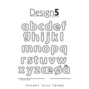 Design5 Die – Dotted Alphabet – Lower Case