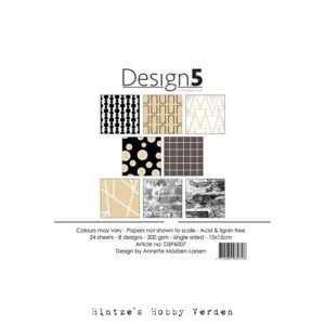 Design5 Paperpad – 15×15 cm – Circles Of Saturn