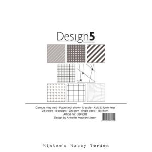 Design5 Paperpad – 15×15 cm – Grey Chromosphere
