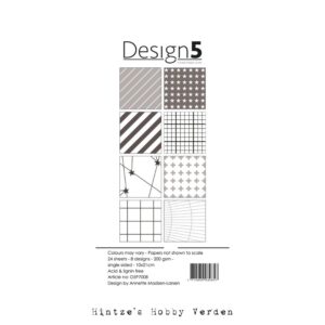 Design5 paperpad – Slimline – Grey Chromosphere