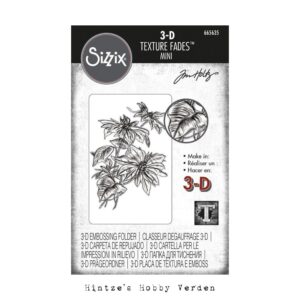SIZZIX/TIM HOLTZ Mini Embossingfolder – Mini Poinsettia