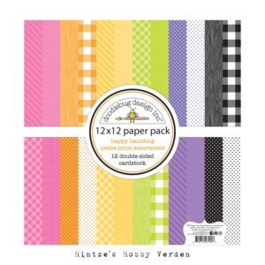 Doodlebug Design Happy Haunting – 12×12 Inch Petite Prints Paper Pack