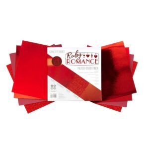 Craft Perfect 6×6 Card Packs – Ruby Romance