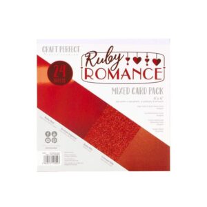 Craft Perfect 6×6 Card Packs – Ruby Romance