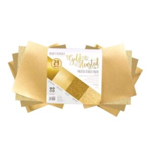 Craft Perfect 6×6 Card Packs – Gold Hearted
