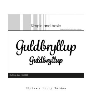 Simple and Basic Die – Guldbryllup