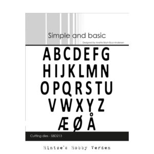 Simple and Basic Die – Mini Alphabet – Upper Case