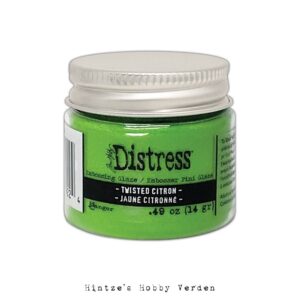 Distress Embossing Glaze – Twisted Citron