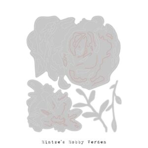 Sizzix/Tim Holtz Die – Brushstroke Flowers #4