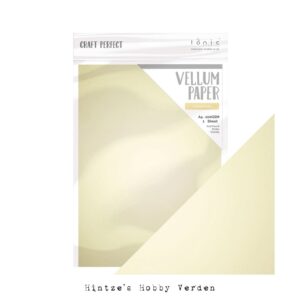 Craft Perfect Vellum Paper – Pearled Gold