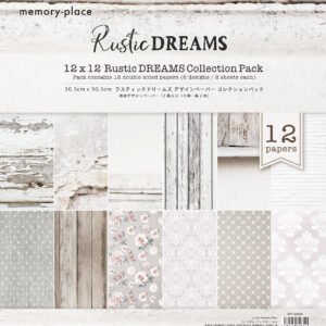Memory Place 12×12 Inch Paper Pack – Rustic Dreams