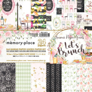Memory Place 6×6 Inch Paper Pack – Kawaii Paper Goods Let’s Brunch