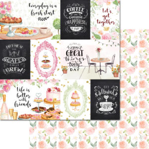 Memory Place 6×6 Inch Paper Pack – Kawaii Paper Goods Let’s Brunch