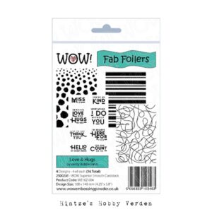 WOW! Fab Foilers – Love & Hugs