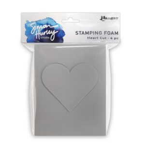 Simon Hurley Create stamping foam – shapes Heart cut