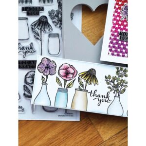 Simon Hurley Create Stempel – Sketched florals