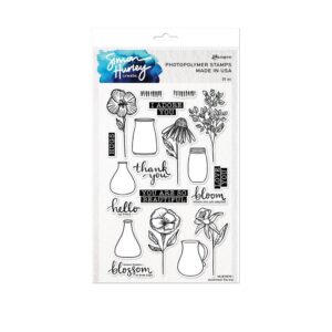 Simon Hurley Create Stempel – Sketched florals