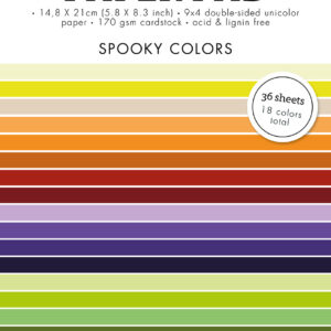 Studio Light Paper Pad – Spooky Colors
