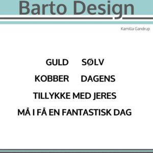 Barto Design Stempel – Guld