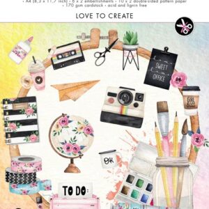 Studio Light A4 Blok – Love To Create