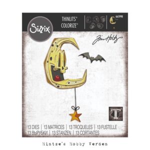 Sizzix/Tim Holtz Type – Otis Colorized