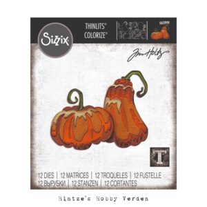 Sizzix/Tim Holtz Die – Pumpkin Duo Colorized
