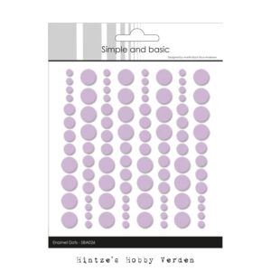 Simple and Basic Enamel Dots – Light Purple