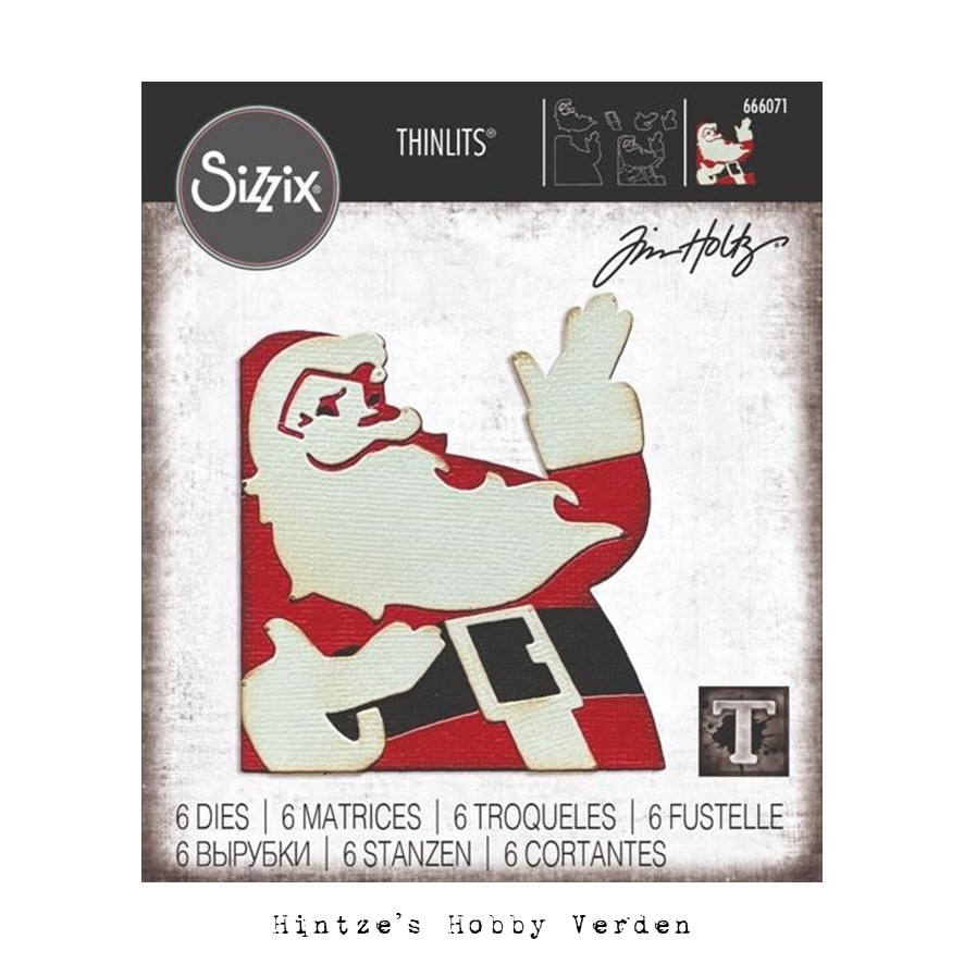 Sizzix/Tim Holtz Die – Retro Santa