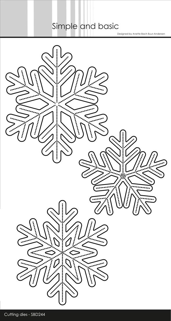 Simple and Basic Die – XL Snowflakes
