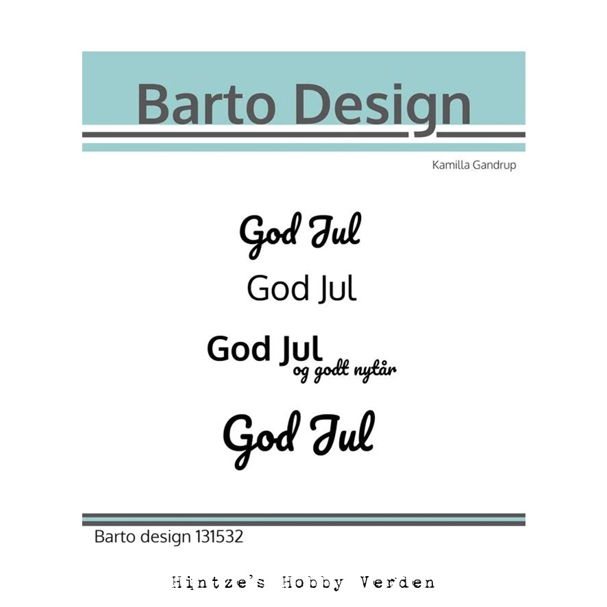 Barto Design Stempel – God Jul