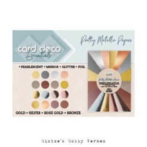 Card Deco Paperpad – Pretty Metallic Papers