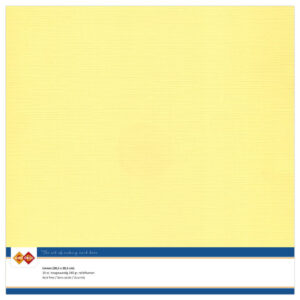 10 ark Linnen karton, 30,5 x 30,5 cm – Yellow