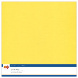 10 ark Linnen karton, 30,5 x 30,5 cm – Bright Yellow