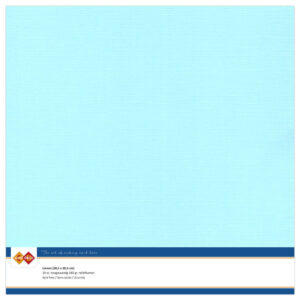 10 ark Linnen karton, 30,5 x 30,5 cm – Light Blue