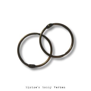 2 stk. Joy! Crafts Bookrings 45mm Antik Kobber
