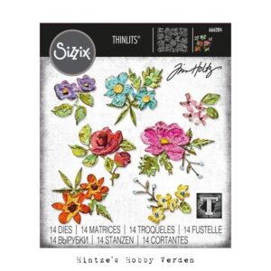 Sizzix/Tim Holtz Die – Brushstroke Flowers