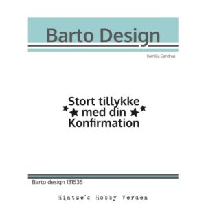 Barto Design Stempel – Stort tillykke