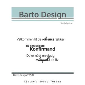 Barto Design Stempel – Velkommen