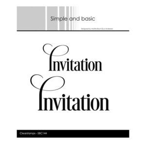 Simple And Basic Stempel – Invitation