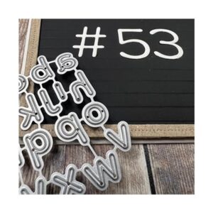 Simple And Basic Die – Funky Alphabet – Numbers & Signs