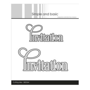 Simple And Basic Die – Invitation